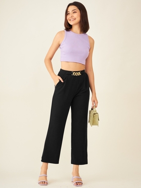 性感时尚肚脐装穿搭美女写真图片